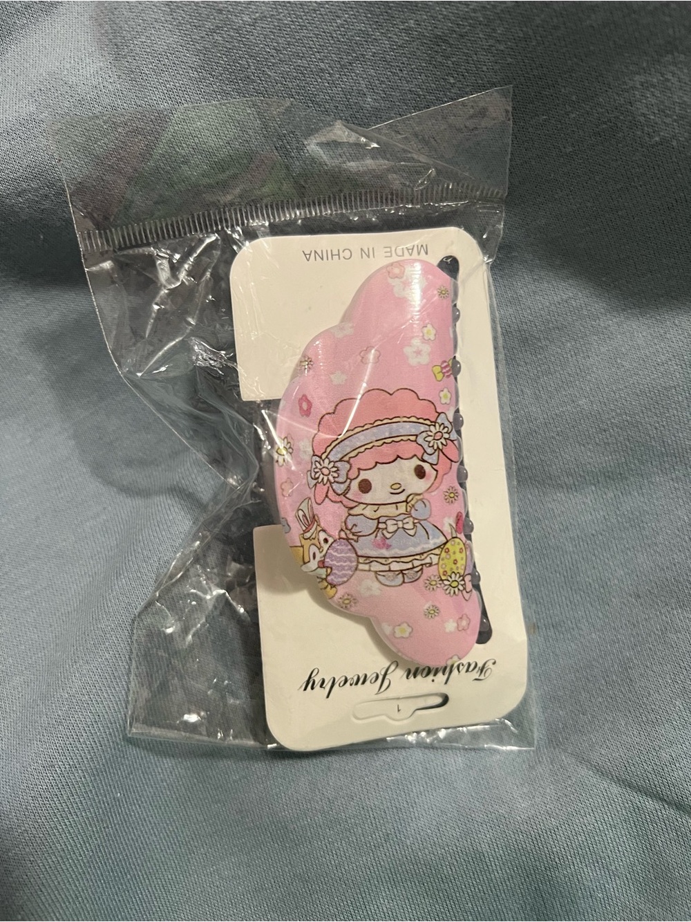 My Sweet Piano Pink Cute Character Hair Clip